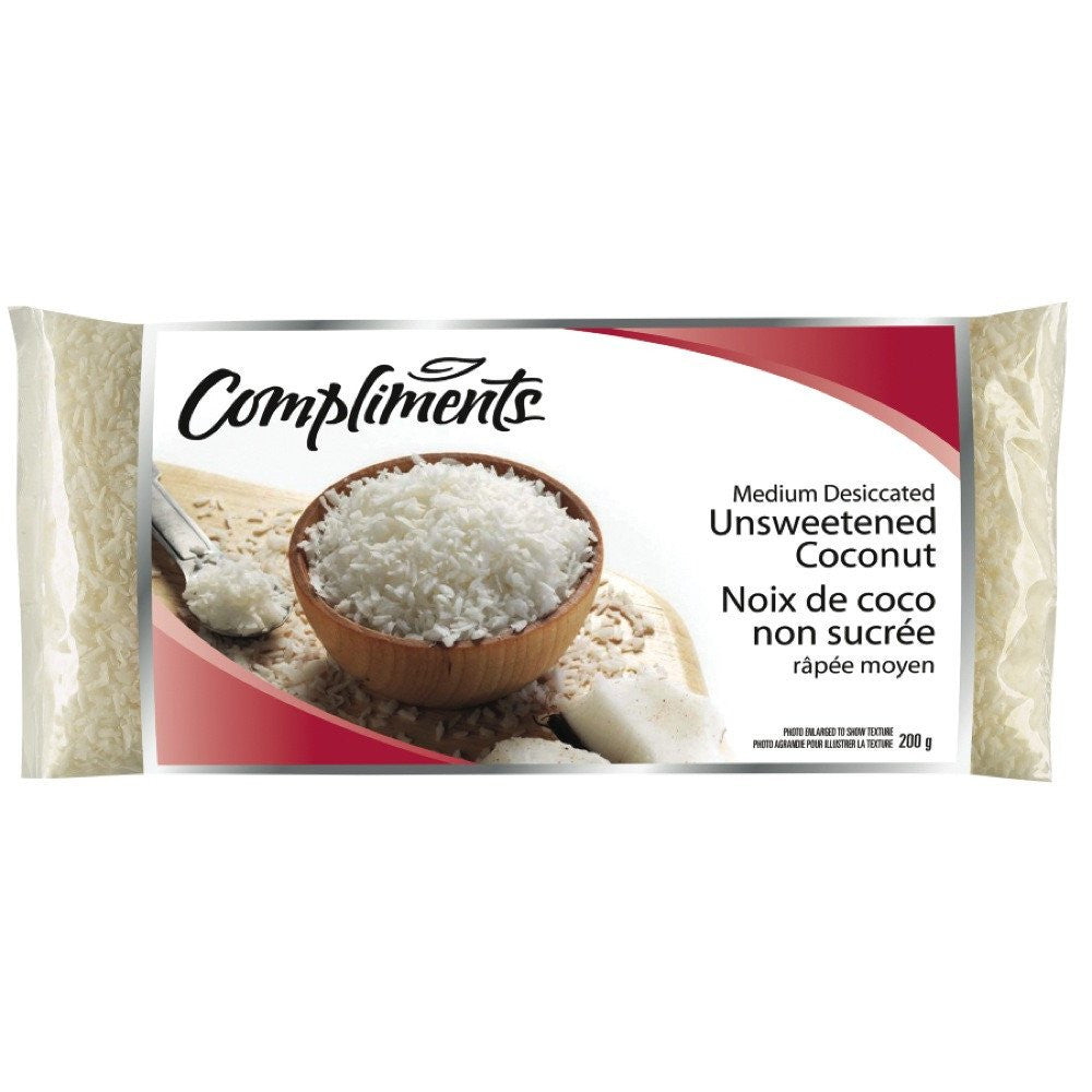 Noix de coco sucrée râpée moyen, 200 g