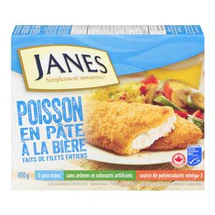 JANES POISSON EN PATE A LA BIÈRE, 450 G