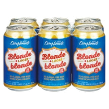 Compliments Bière blonde lager en canette sans alcool 6 x 355 ml