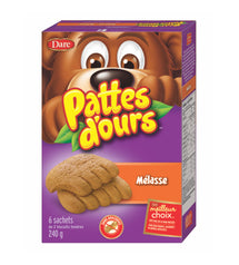 DARE, PATTES D'OURS MÉLASSE, 240 G
