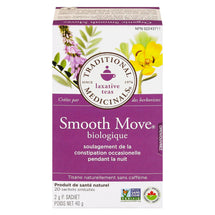 TRADITIONAL MEDICINALS SMOOTH MOVE ORGANIC OCCASIONAL CONSTIPATION HERBAL TEA, 20S, 40 G