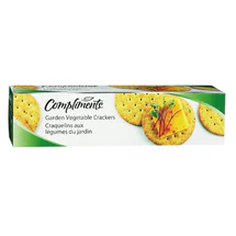 COMPLIMENTS VEGETABLE CRACKERS 225 G