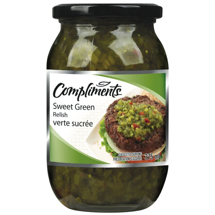 COMPLIMENTS SWEET GREEN RELISH 375 ML