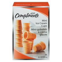 COMPLIMENTS, MINI ICE CREAM CUP, 42 UNITS