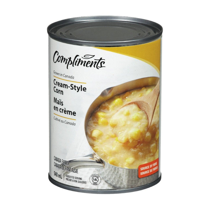 COMPLIMENTS CREAMED CORN 540 ML