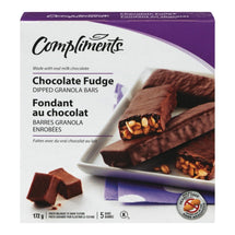 COMPLIMENTS CHOCOLATE FUDGE COATED GRANOLA BAR 172 G