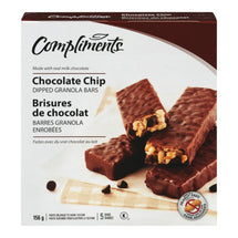 COMPLIMENTS CHOCOLATE COATED GRANOLA BAR 156 G
