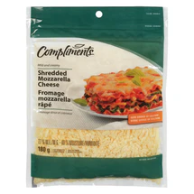 COMPLIMENTS GRATED MOZZARELLA CHEESE 180 G