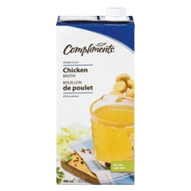 COMPLIMENTS, CHICKEN BROTH, 900ML