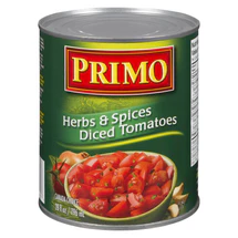PRIMO DICED TOMATOES WITH HERBS 796 ML