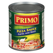 PRIMO PIZZA SAUCE GARLIC AND BASIL 213 ML