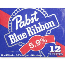 PABST BEER BLUE RIBBON DRY 12X355 ML