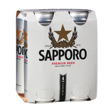 SAPPORO BEER 4X500 ML
