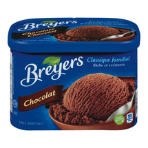 BREYERS,CLASSIC CHOCOLATE ICE CREAM, 1.66 L