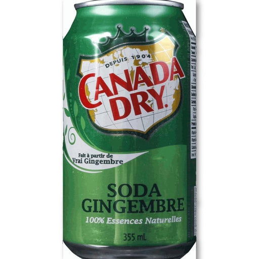CANADA DRY SODA GINGER ALE 355 ML