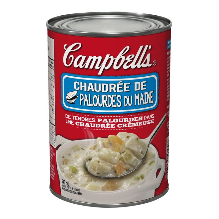 CAMPBELL'S READY TO SERVE WARMED CLAM CHOWDER 540 ML