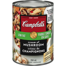 CAMPBELL'S, LOW-FAT CREAM OF MUSHROOM SOUP, 284 ML                                