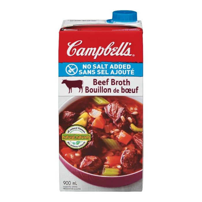 CAMPBELLS BOUILLON WITHOUT SALT ADDED BEEF 900 ML