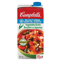 CAMPBELL VEGETABLE STOCK WITHOUT SALT 900 ML