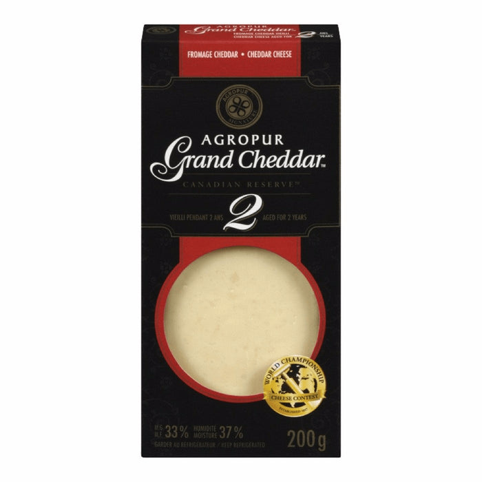 AGROPUR GRAND CHEDDAR CHEESE 2 YEARS OLD 200 G