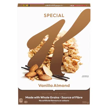 KELLOGG'S, SPECIAL K CEREAL VANILLA AND ALMOND, 355 G
