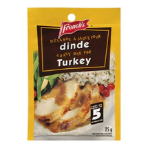 FRENCH'S SAUCE BAG FOR TURKEY 25 G