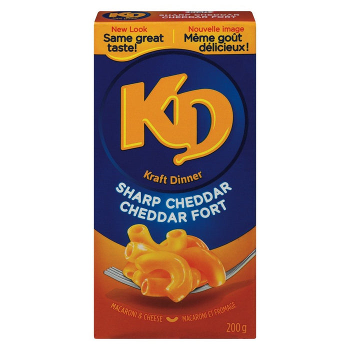 KRAFT DINNER DINER MACARONI AND STRONG CHEDDAR CHEESE 200 G