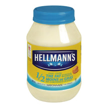 HELLMANN'S HALF FAT MAYONNAISE 890 ML