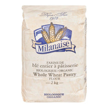 MILANESE, ORGANIC WHOLE WHEAT PASTRY FLOUR, 2 KG