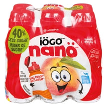 IOGO, NANO YOGHURT DRINK 1% PEACH, 6X93 ML