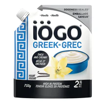 IOGO GREEK VANILLA YOGHURT 2% 750 G
