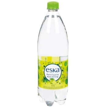 ESKA, CARBONATED SPRING WATER LIME, 1 L