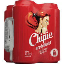 ARCHIBALD, CHIPIE 5% PALE RED ALE CAN, 4X473 ML