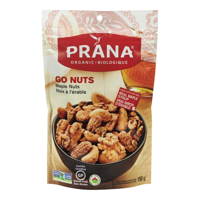 PRANA, GO NUTS MAPLE NUTS, 150 G