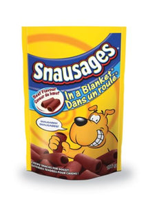 SNAUSAGES, BEEF ROLL DOG TREATS, 196 G