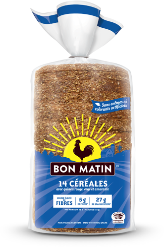 BON-MATIN, 14 GRAIN BREAD, 595G