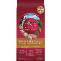 PURINA, ONE SMARTBLEND DOG FOOD CHICKEN AND RICE, 1.81 KG