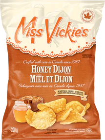 MISS VICKIE'S, HONEY AND DIJON CHIPS, 200G