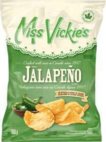 MISS VICKIE'S, JALAPEÑO CHIPS, 200G