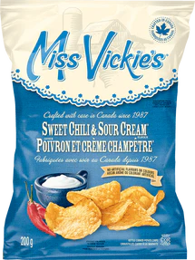 MISS VICKIE'S, PEPPER CHIPS AND COUNTRY-STYLE CREAM, 200 G