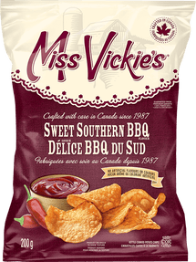 MISS VICKIE'S, SOUTHERN BBQ DELICACY CHIPS, 200 G