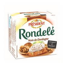 PRESIDENT, RONDELÉ SPREADABLE CHEESE WITH WALNUTS, 125 G                                