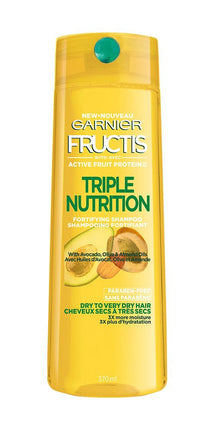 GARNIER FRUCTIS, TRIPLE NUTRITION SHAMPOO, 370 ML