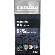 CAMINO, CHOCOLATE 92% ORGANIC DARK NIGHT, 80G
