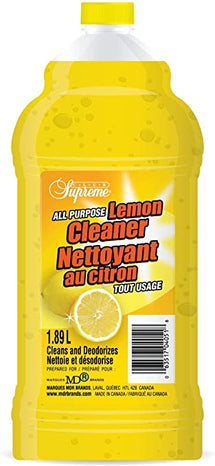 CLUB SUPREME, ALL-PURPOSE CLEANER WITH LEMON, 1.89 L