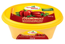 HEALTH FOUNTAIN HUMMUS RED PEPPERS 260 G