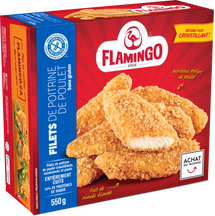 FLAMINGO, GLUTEN-FREE CHICKEN BREAST FILLETS, 550 G