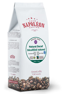 COFFEE NAPOLEON, ORGANIC NATURAL DECAFFEINE, 340 G