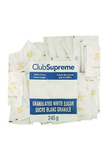 CLUB SUPREME, GRANULATED WHITE SUGAR IN SACHETS, 245 G