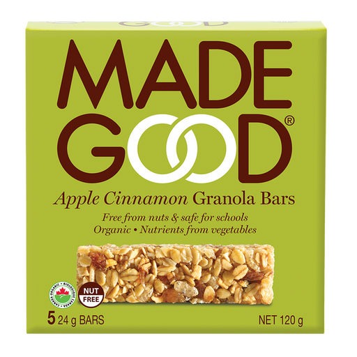 MADE GOOD BOUCHEES GRANOLA POMME CANNELLE 5x24 G